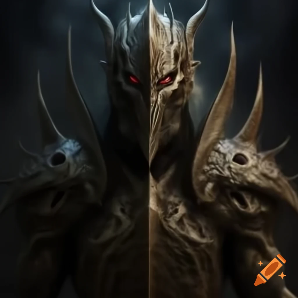 Representation of Sauron from fantasy literature