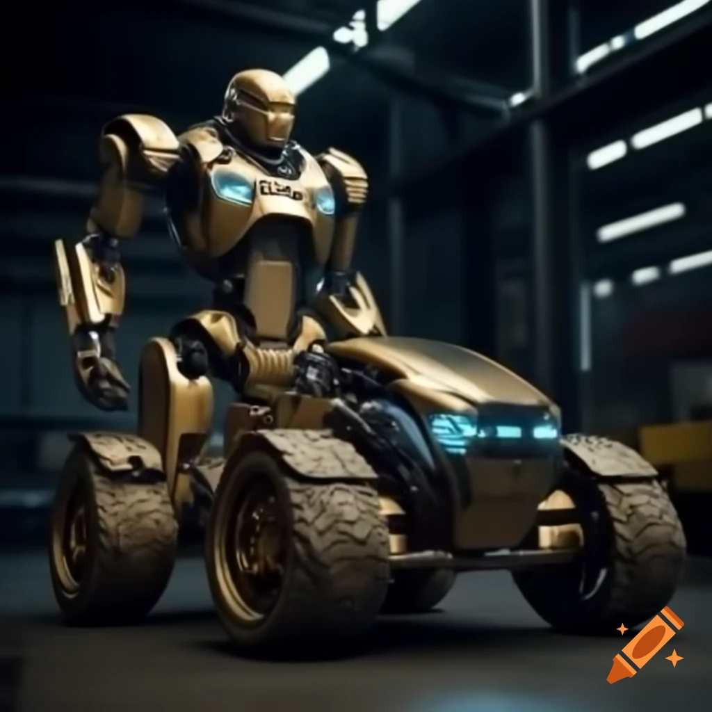 Large transforming car robot