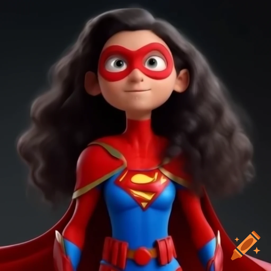 Dynamic superhero in action, showcasing strength and heroism