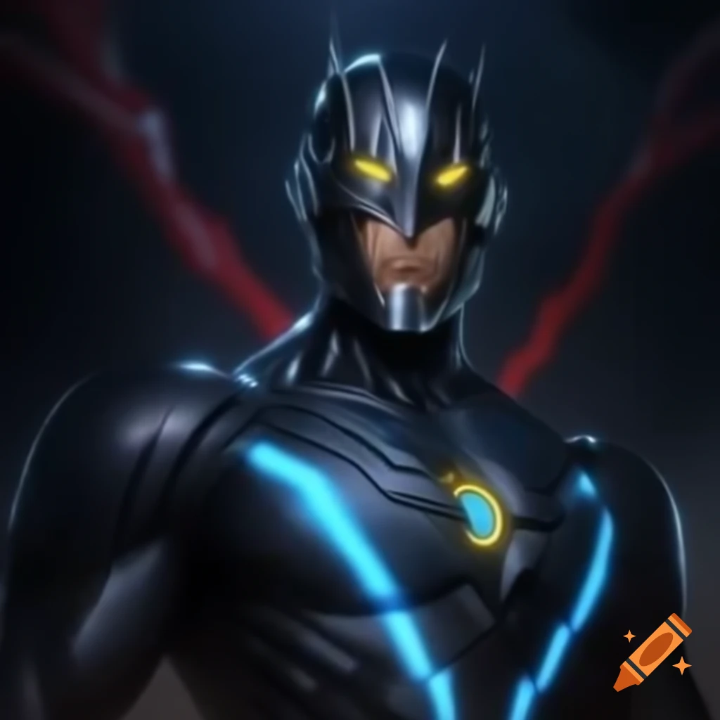 Creative representation of a quantum superhero