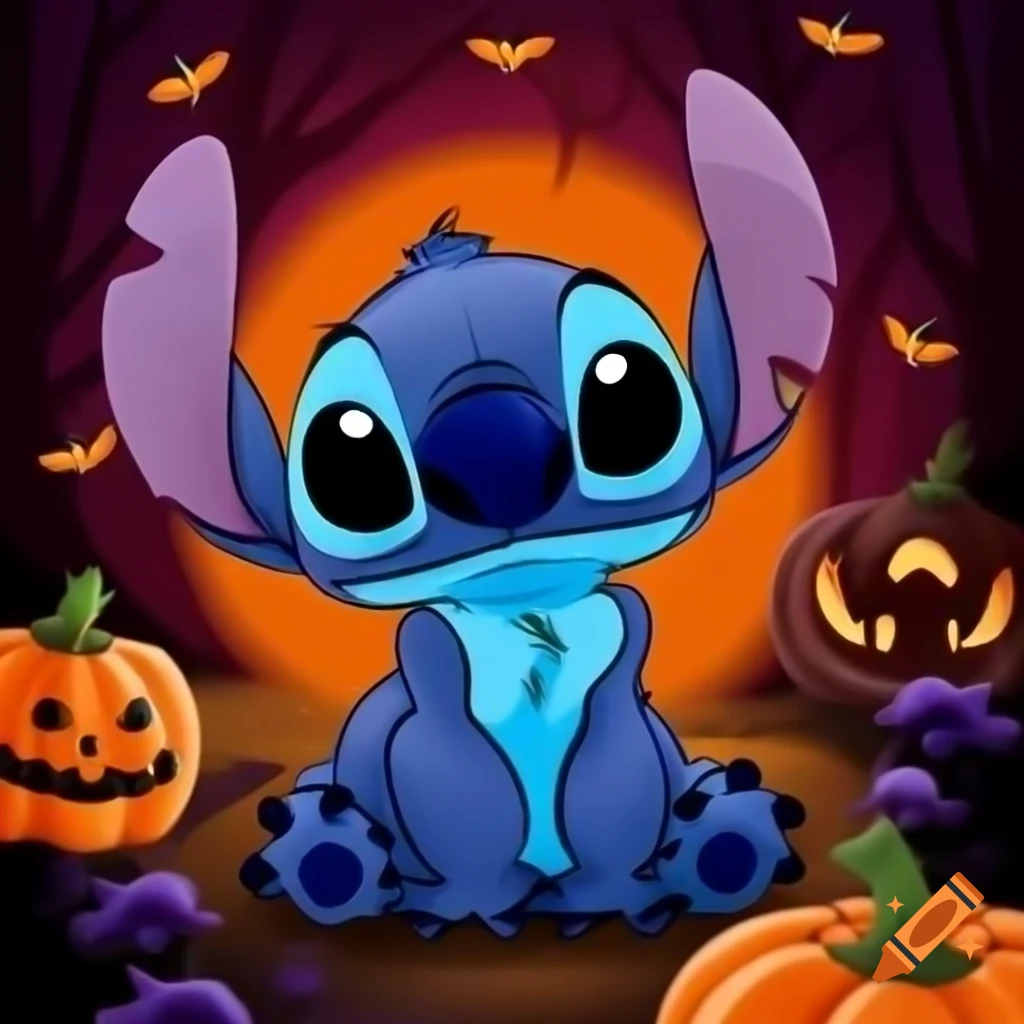 Stitch character themed artwork with the name rose on craiyon
