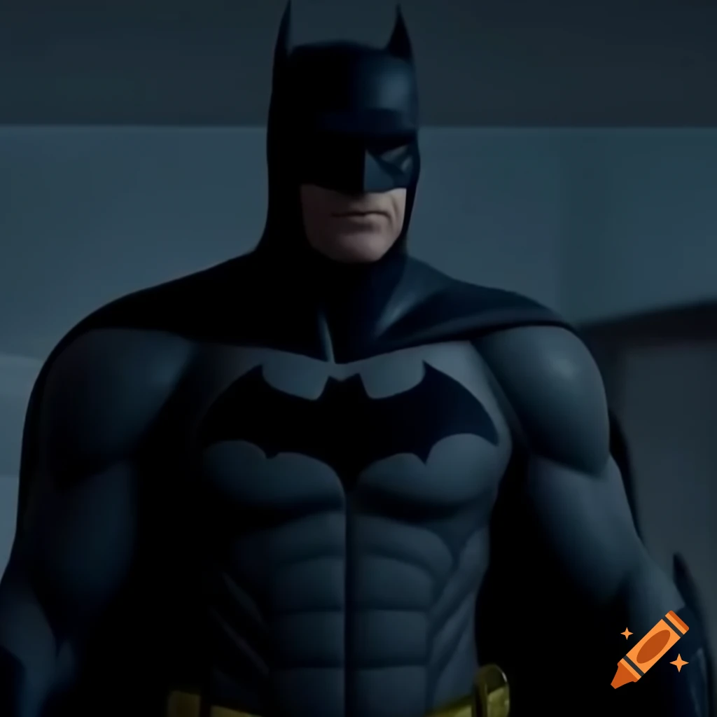 Batman character in a dramatic pose