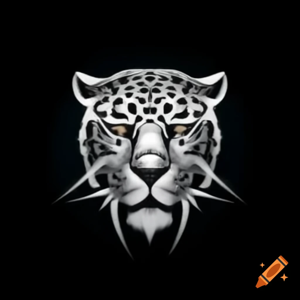 Logo of silver leopard with lightning design and text 1 company 3 squad