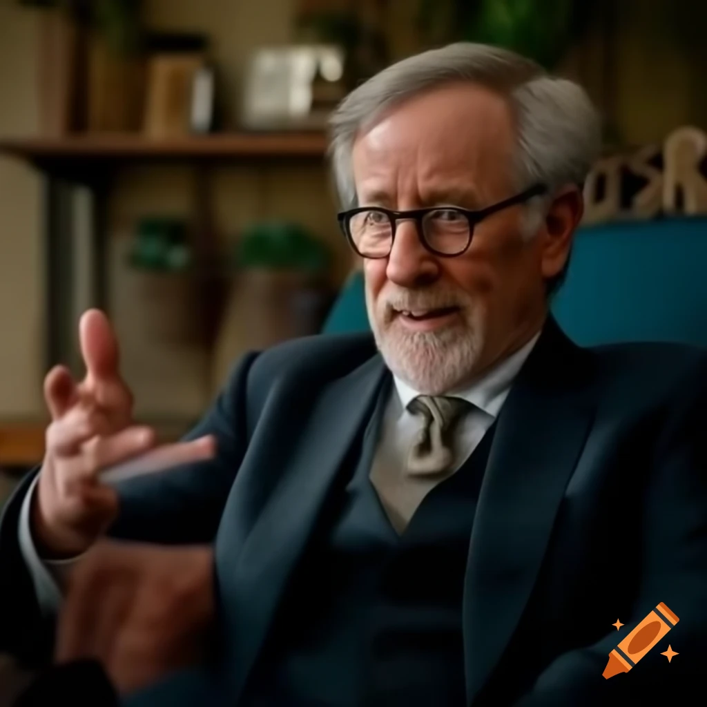 Intriguing encounter with filmmaker Steven Spielberg in a cosmic setting