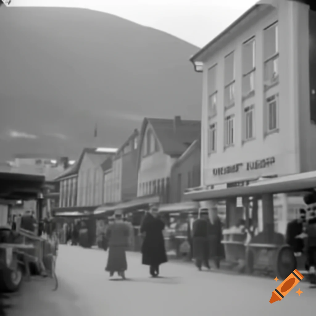 Molde 1940 historical view