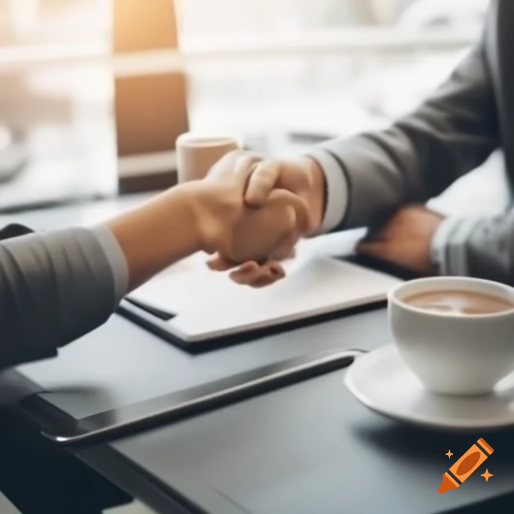 Customer-focused business scene