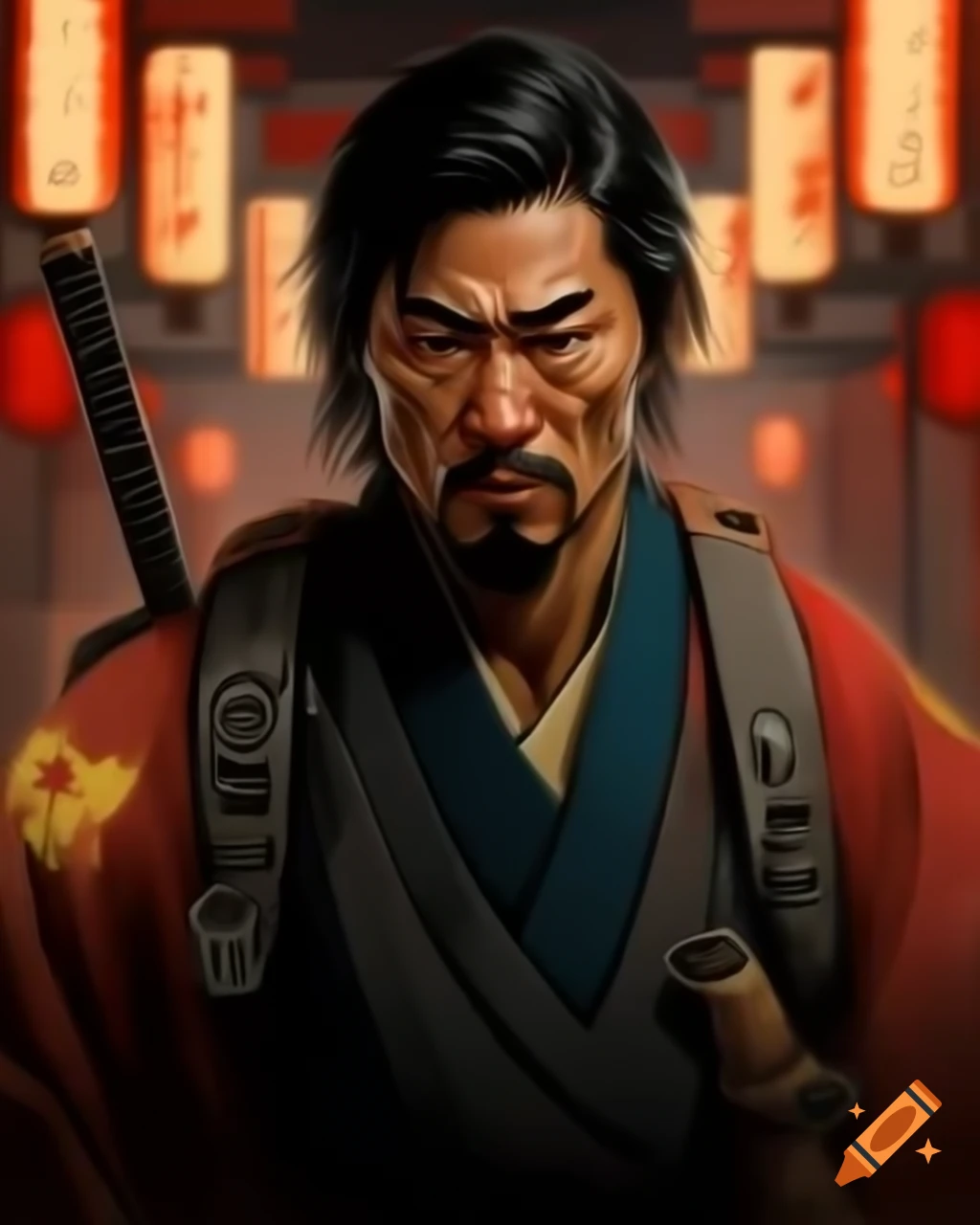 Movie poster featuring Japanese fighter in a war setting