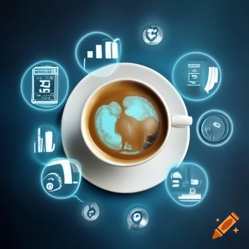 Cup of coffee themed around Enterprise Risk Management