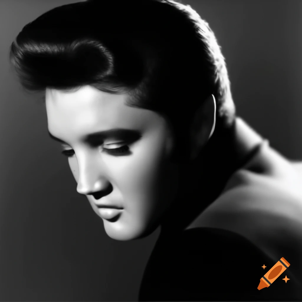 Portrait of Austin Butler as Elvis Presley from the movie Elvis