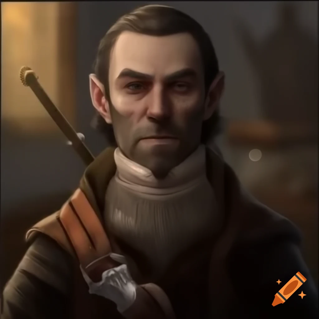 Wise sage reflecting on battle and vigilance in a fantasy setting