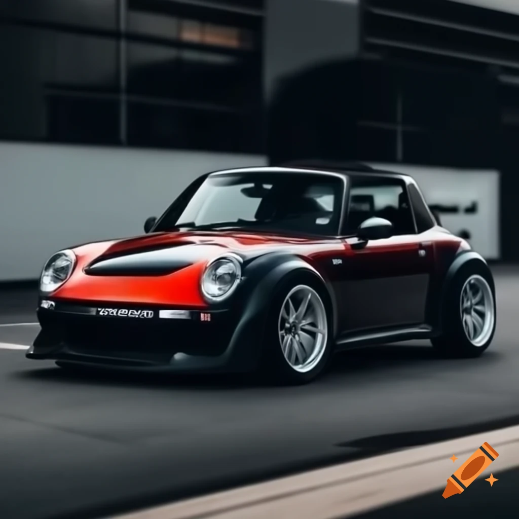 Compact modern sports car