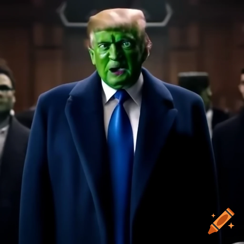Illustration of Trump as Mr. Dark from Ray Bradbury's Something Wicked This Way Comes