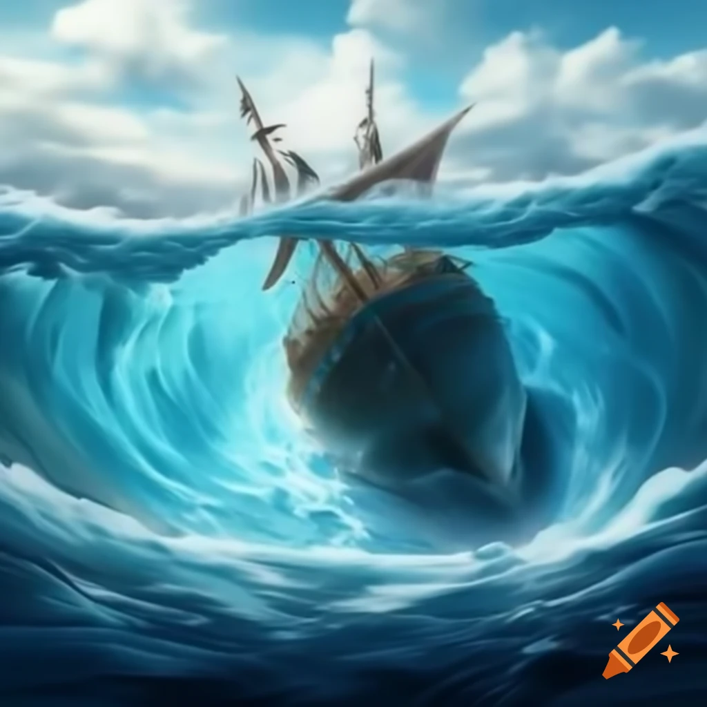 Giant Ocean Whirlpool Pulling A Ship Underwater On Craiyon giant-ocean-whirlpool-pulling-a-ship-underwater-on-craiyon