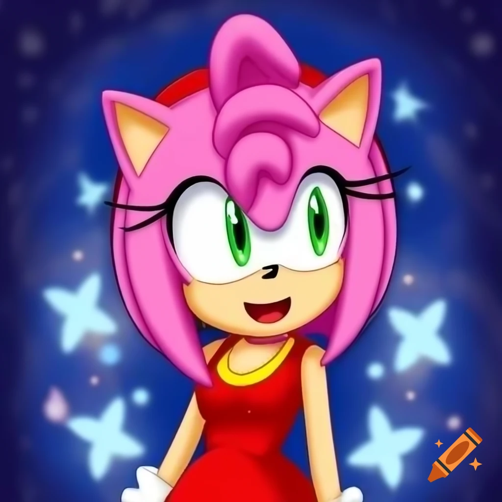 Amy Rose from Sonic the Hedgehog series on Craiyon