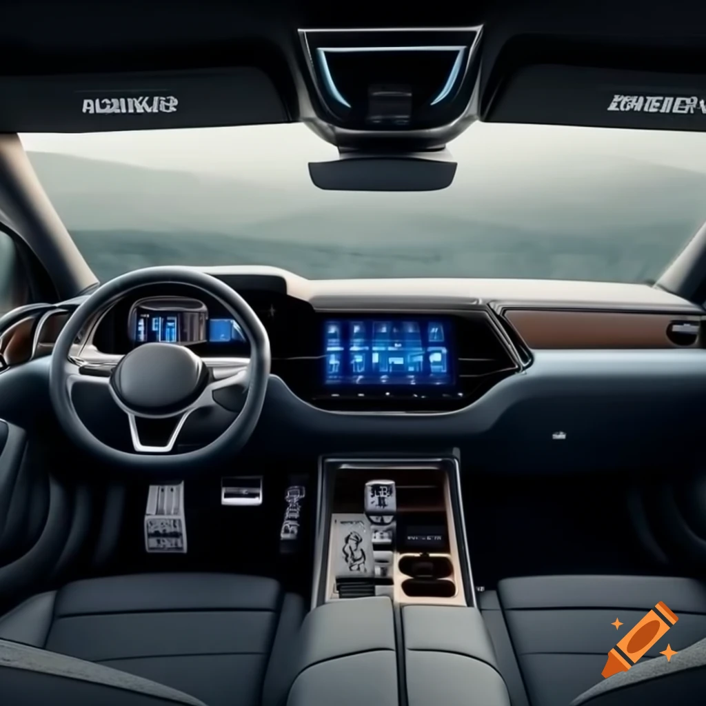 Modern Volkswagen Polo with luxurious interior resembling electric Maybach