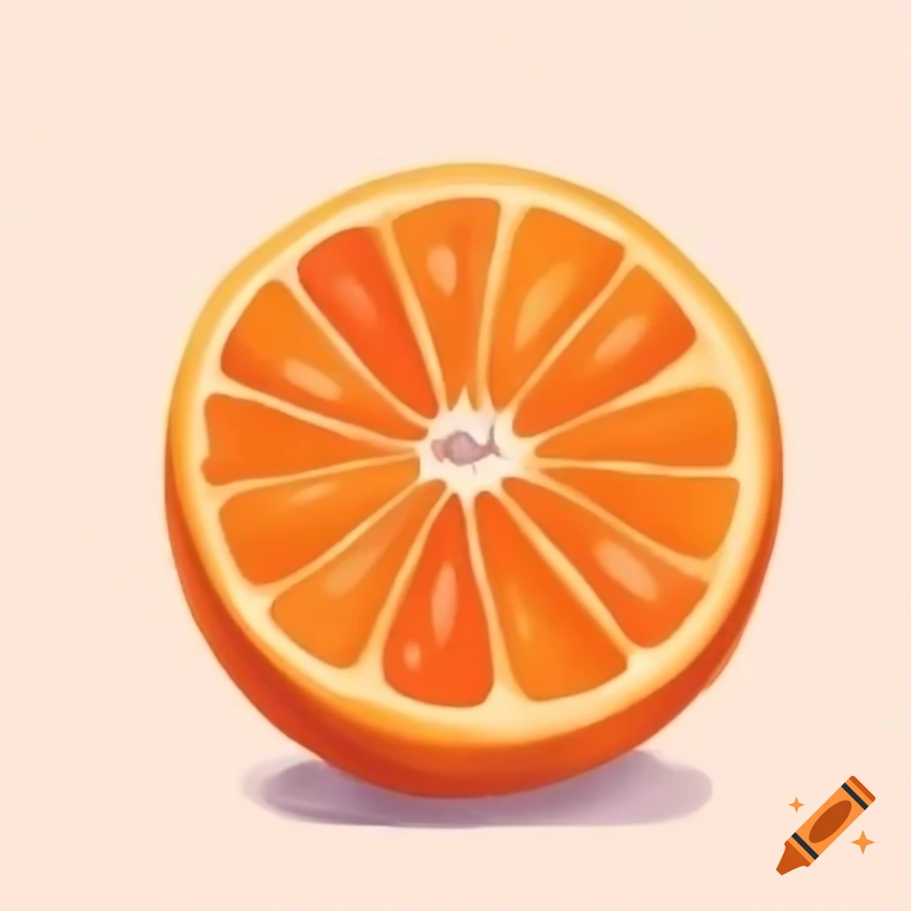 Fresh orange fruit