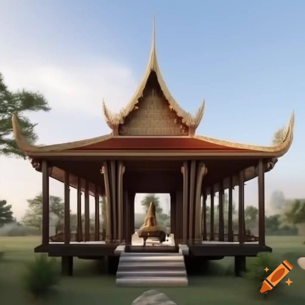 Cambodian pavilion architectural design