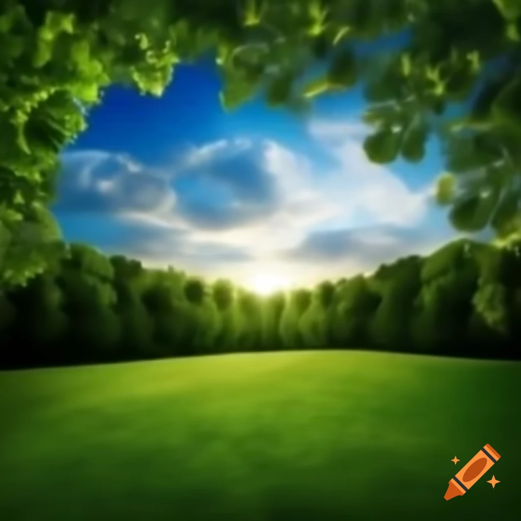 Trees with beautiful sky background