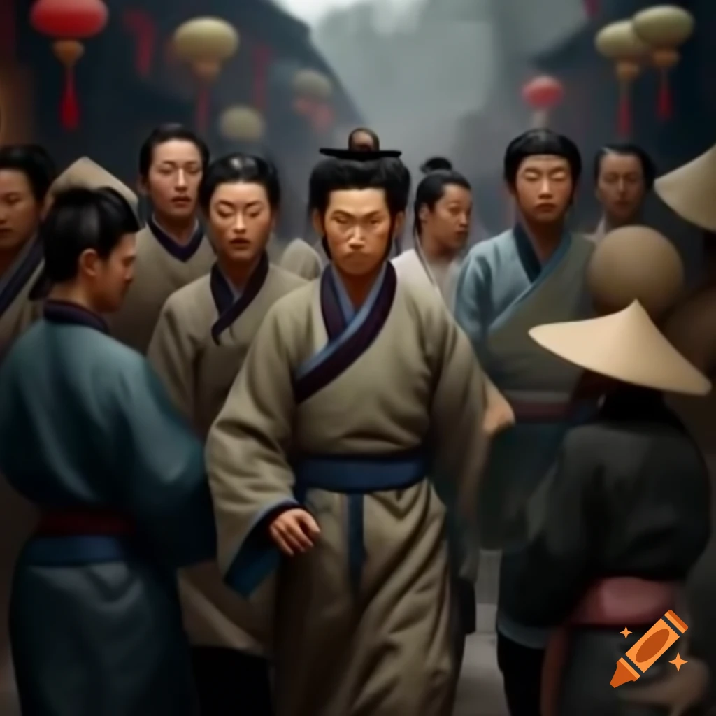 Middle Ages Chinese people during the Yuan Mongol Dynasty