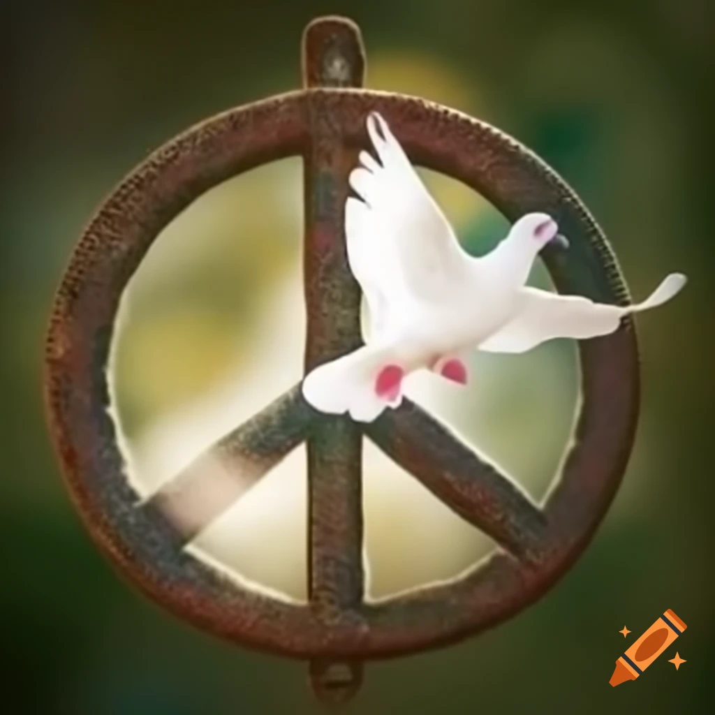 Dove symbolizing peace