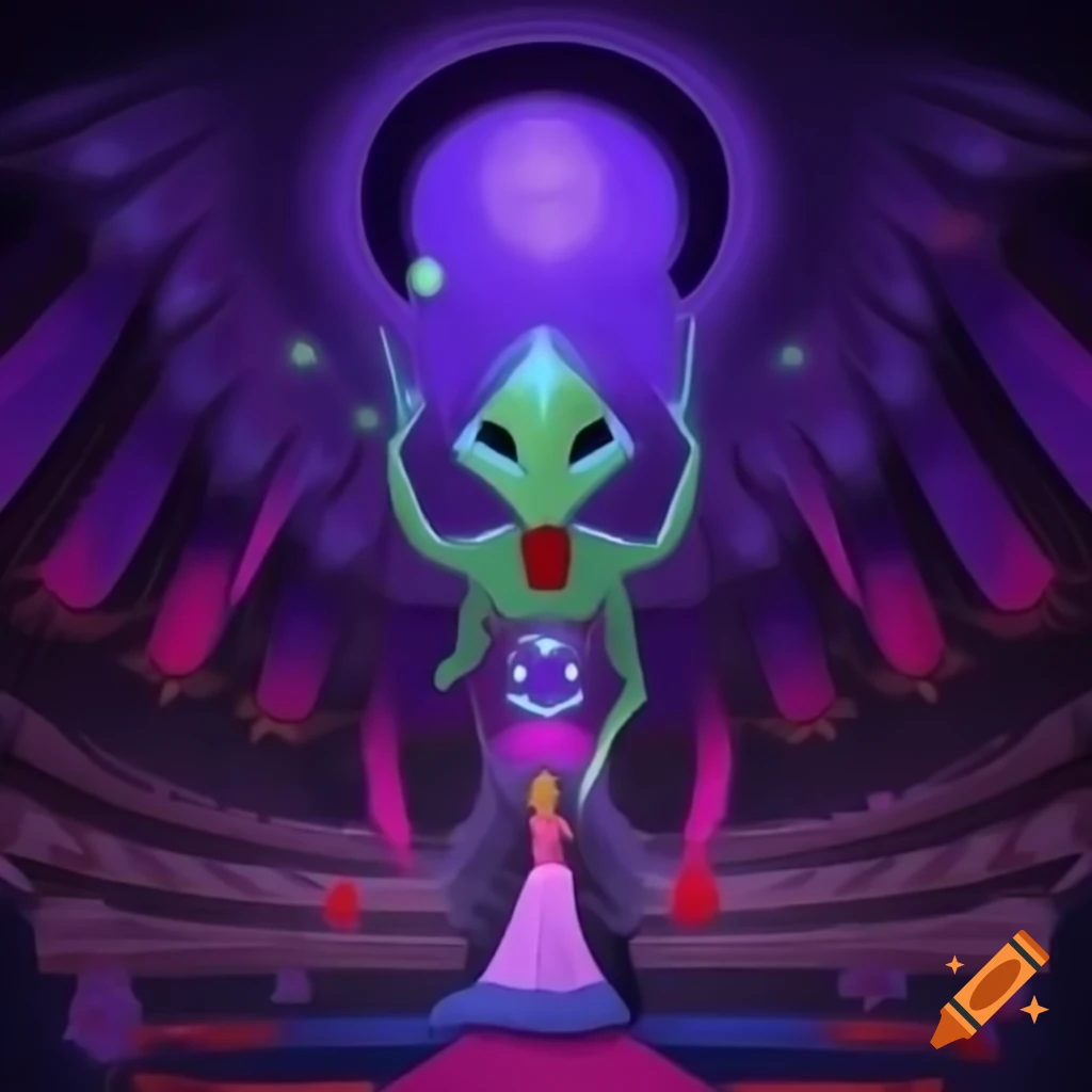 Zarkothian Queen Alien character with supernatural powers and dramatic backstory