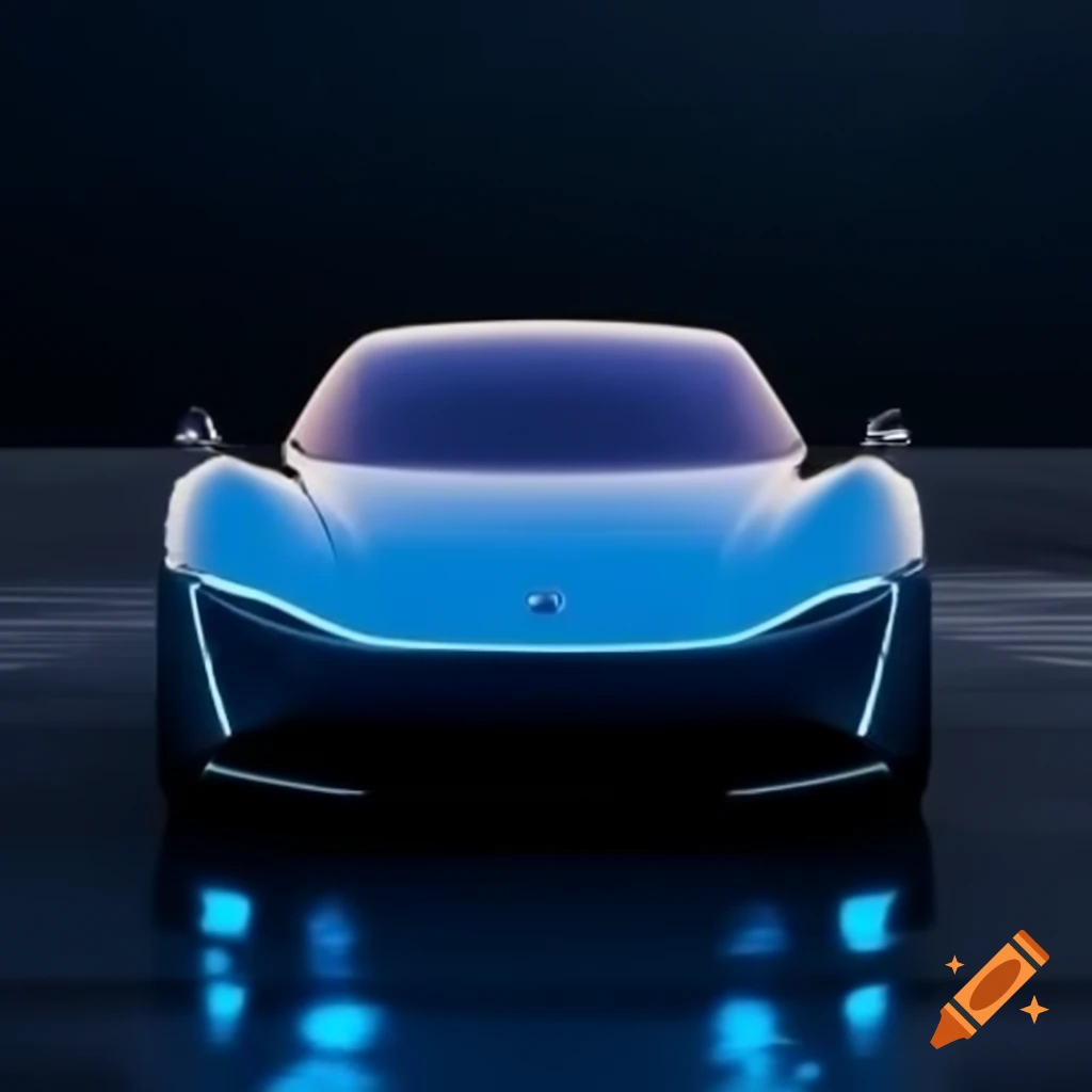 Futuristic electric Hindustan Motors EV concept coupe with LED headlights