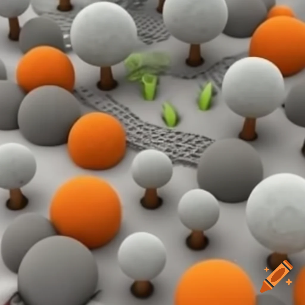 Learning and growth zone in business environment with grey and orange colors