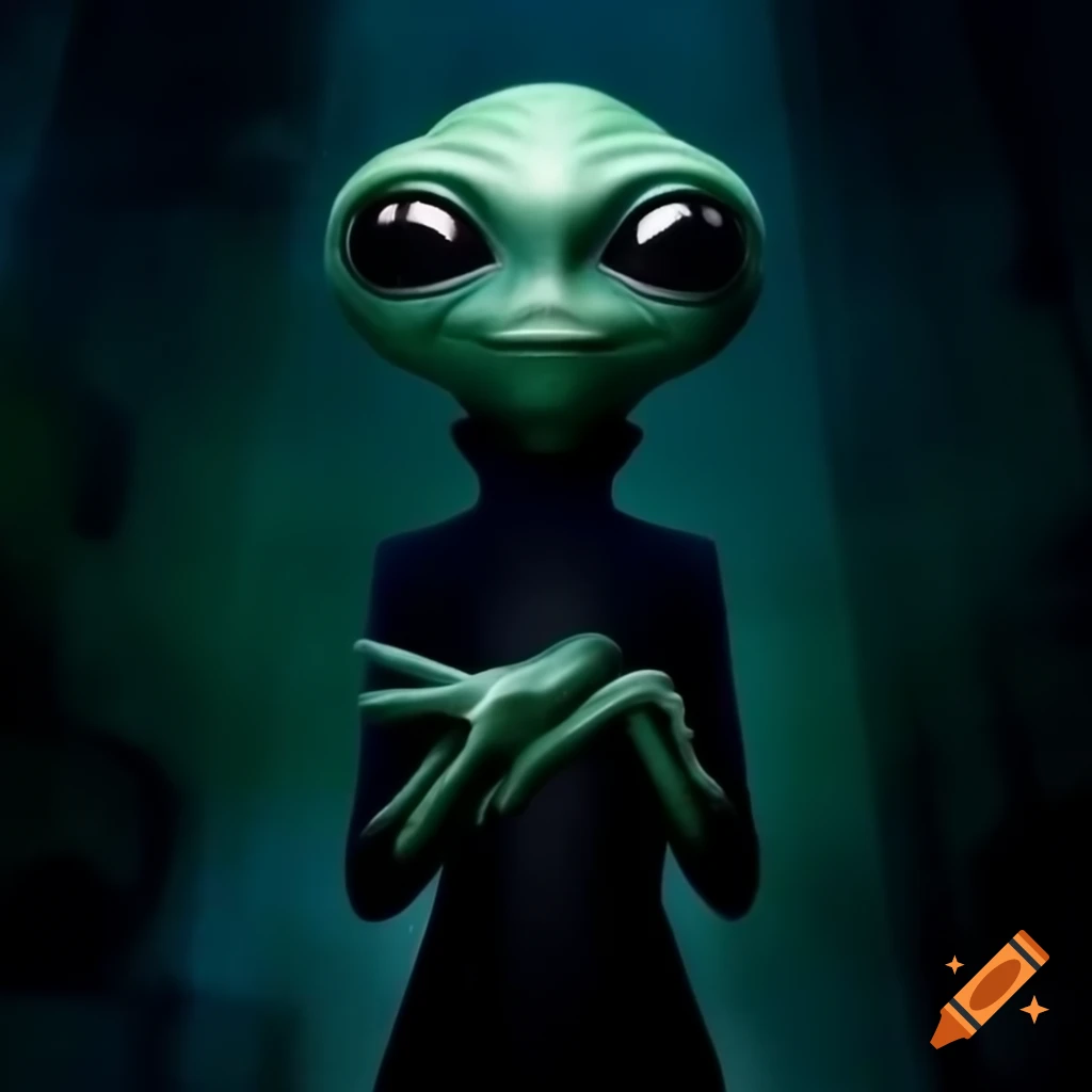 Diverse Zarkothian aliens displaying curiosity and caution