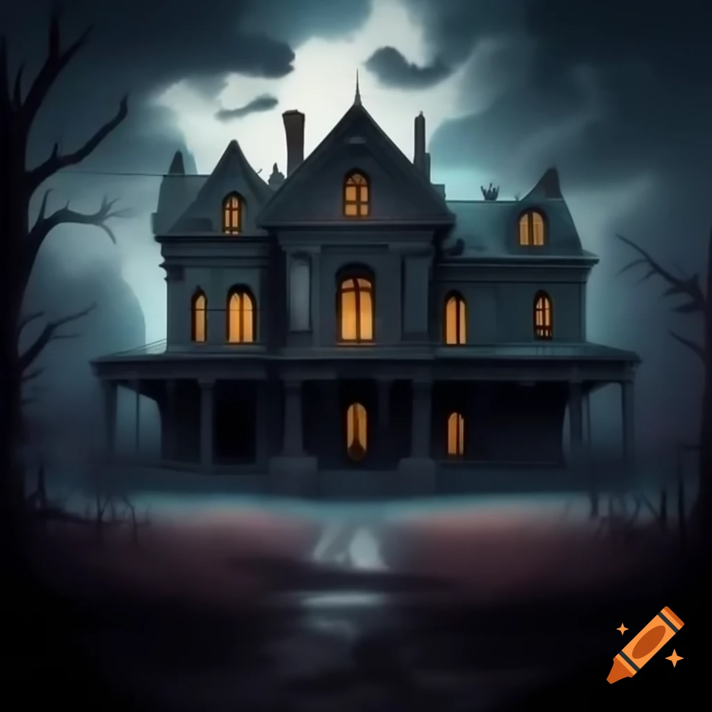 Mysterious abandoned mansion