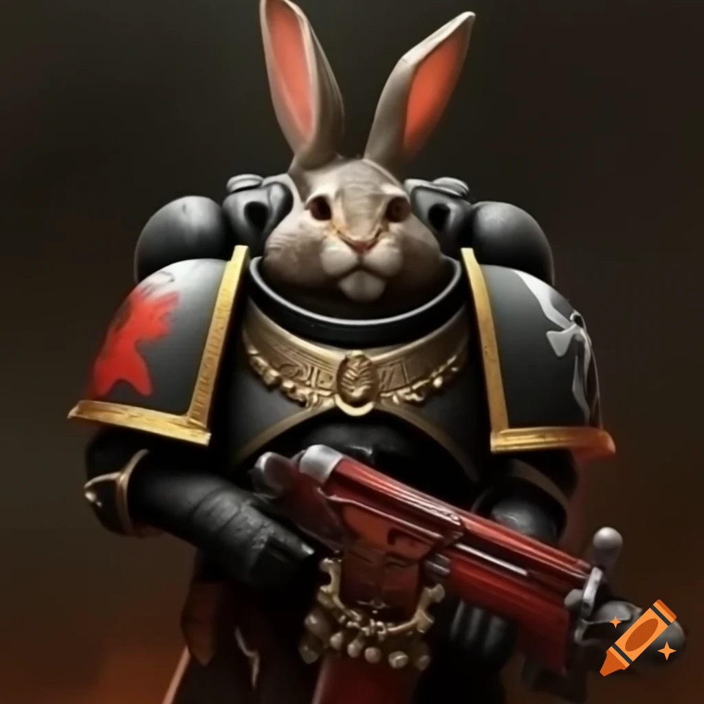 Rabbit themed character from Warhammer 40K