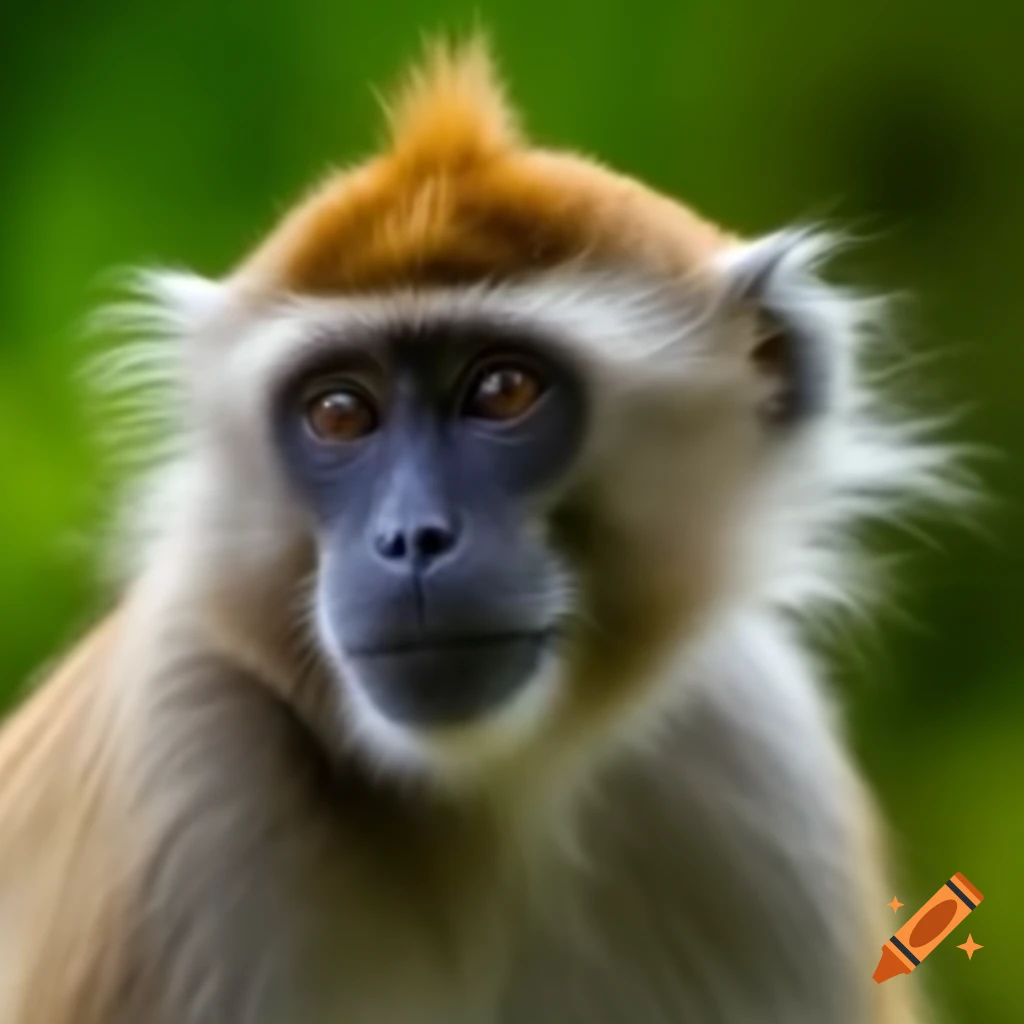 Monkey in a natural setting