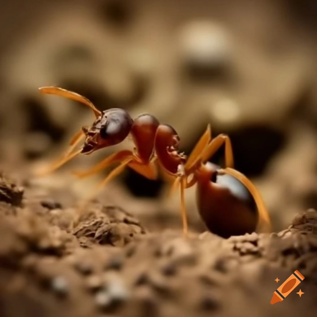 Close-up of an ant