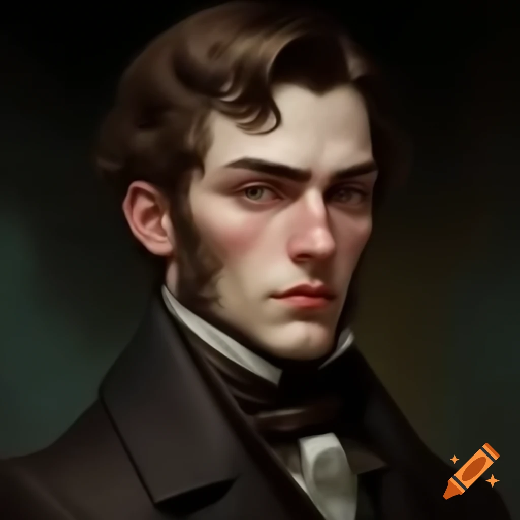Realistic portrait of Victorian male escaped convict
