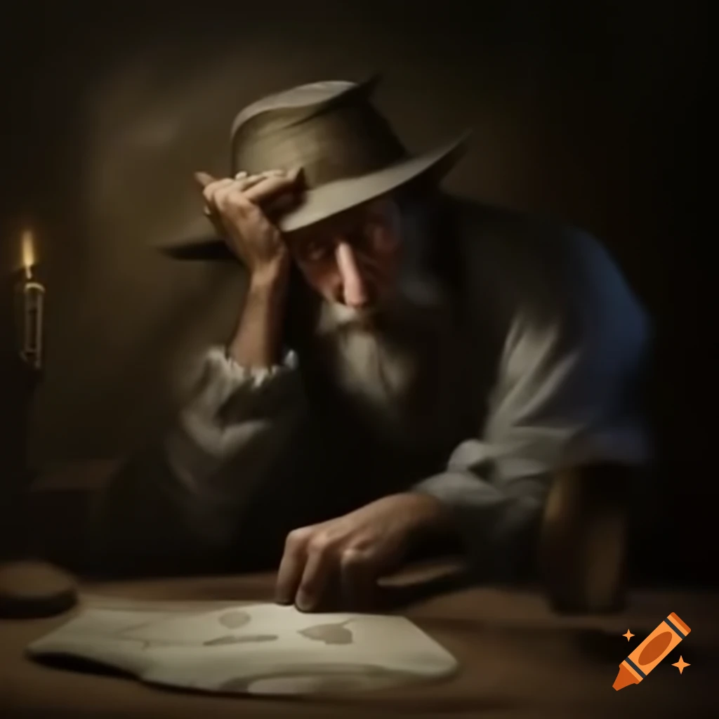 Anonymous man sharing a story