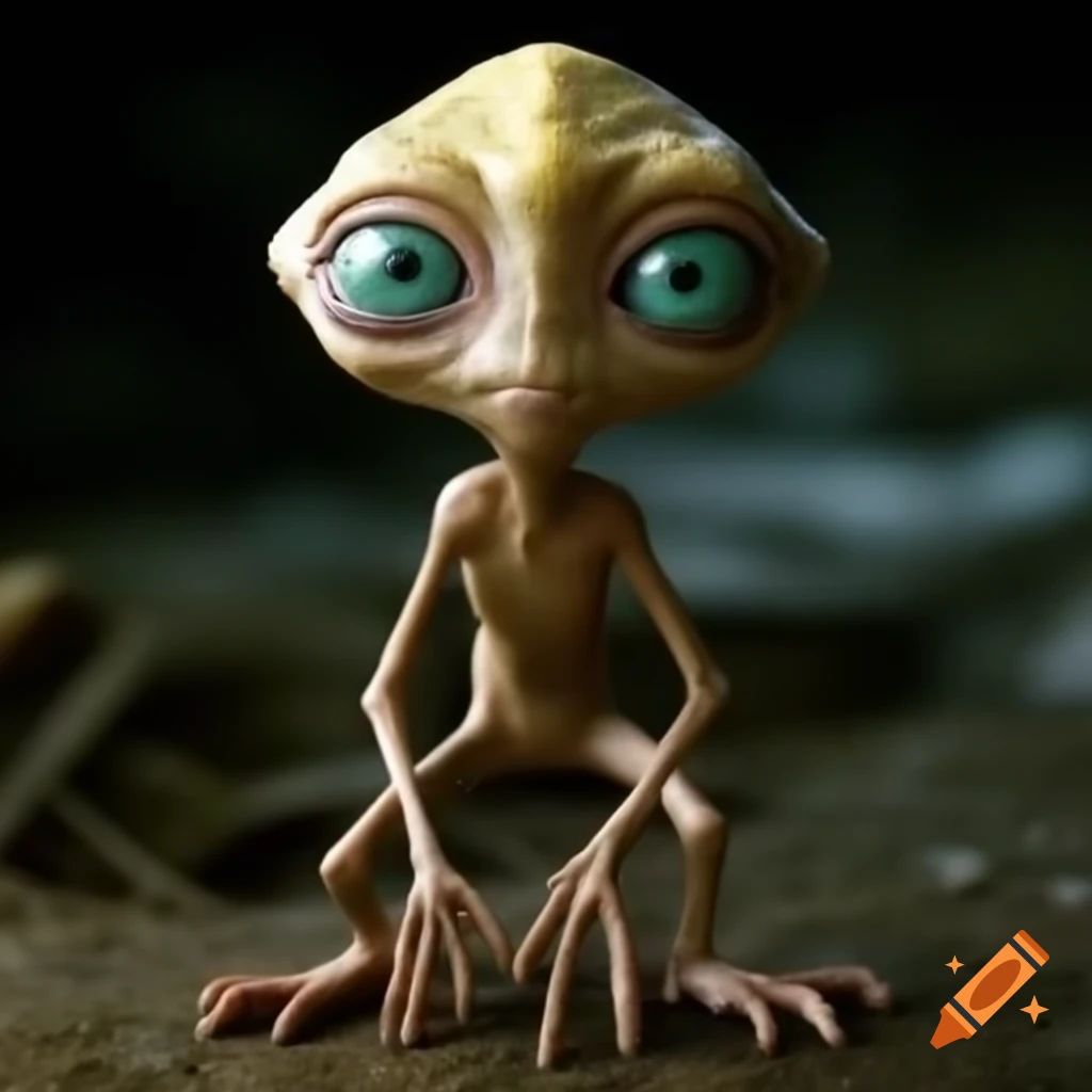 Real-life version of a Star Trek alien with yellow skin