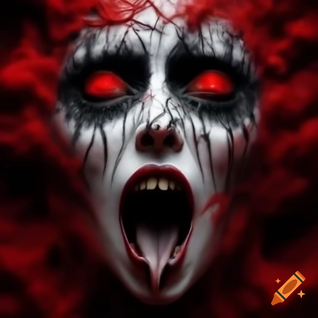 Intricate depiction of a tormented ghost illustrating anxiety