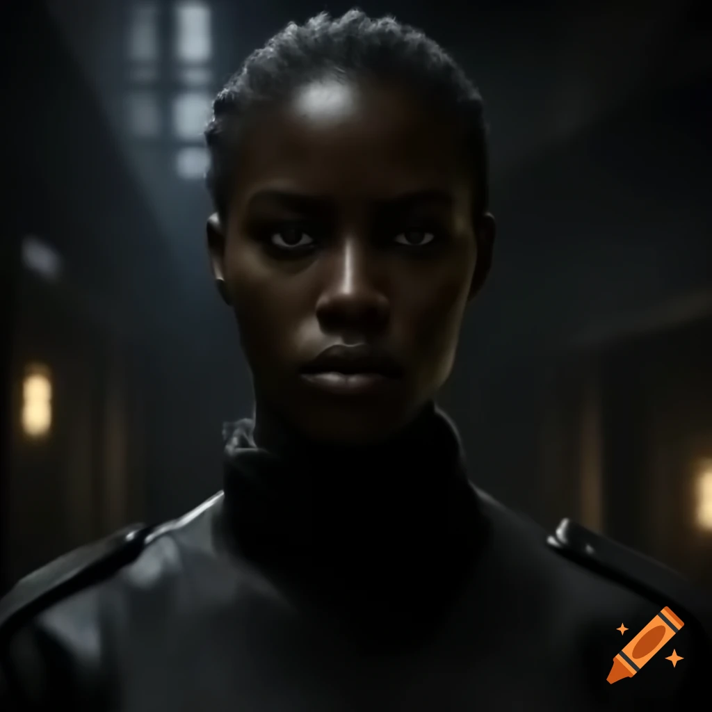 Female prison warden in her mid thirties