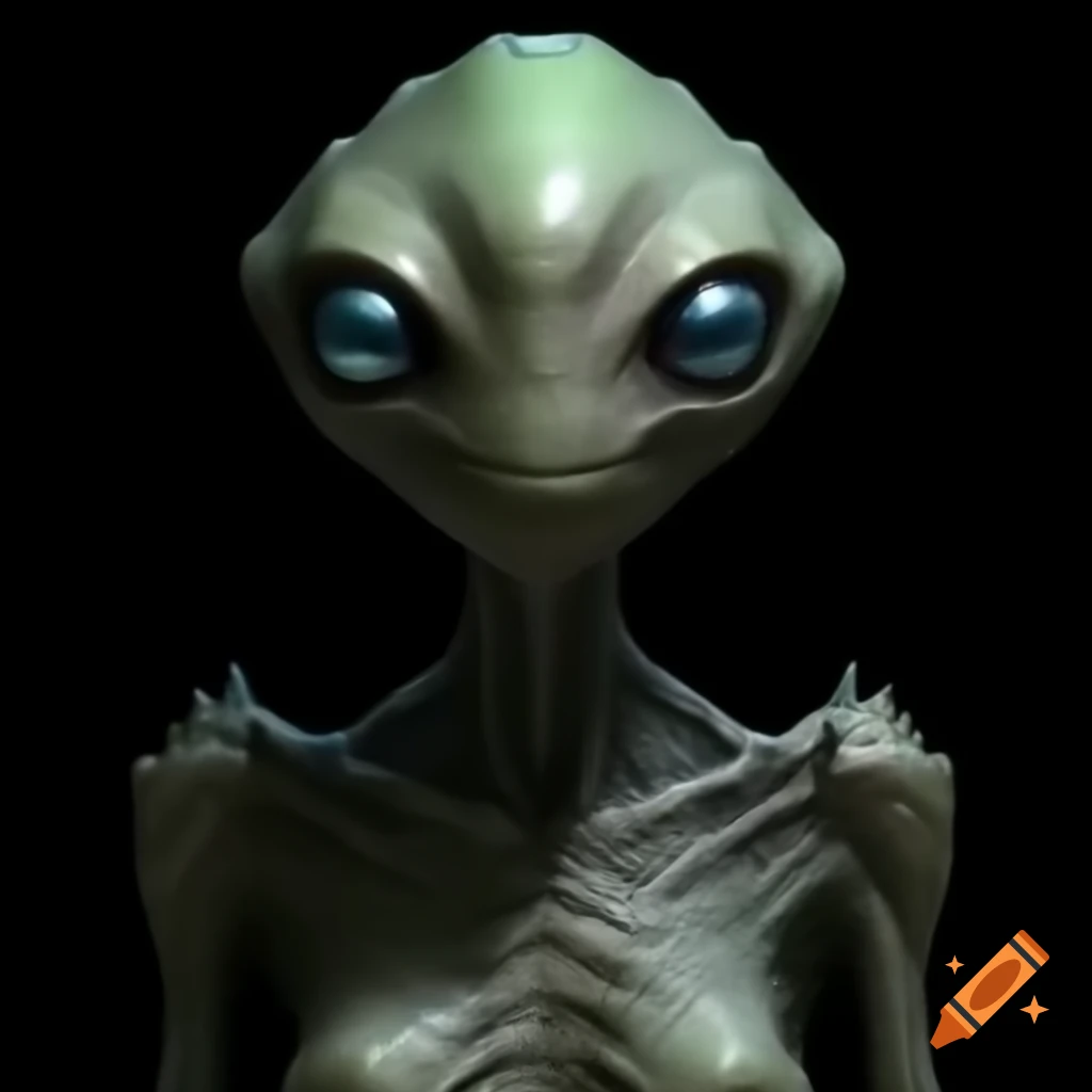Beautiful Zarkothian humanoids in Queen's chambers aboard alien mothership