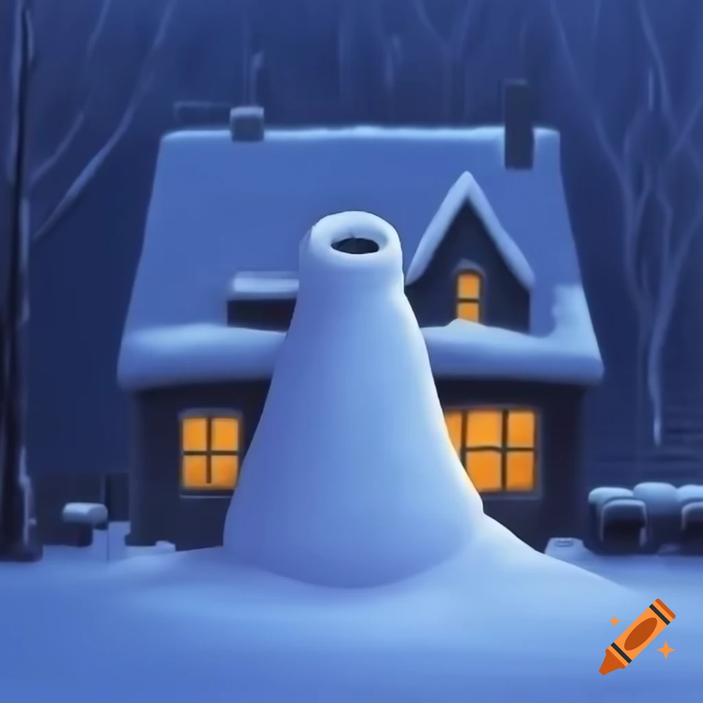 House covered in snow illustrating its insulating properties