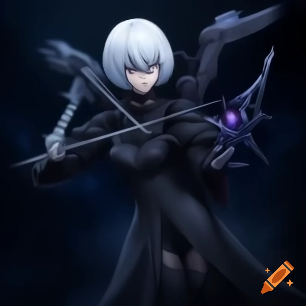 Esoteric European fantasy anime with occult themes and supernatural elements