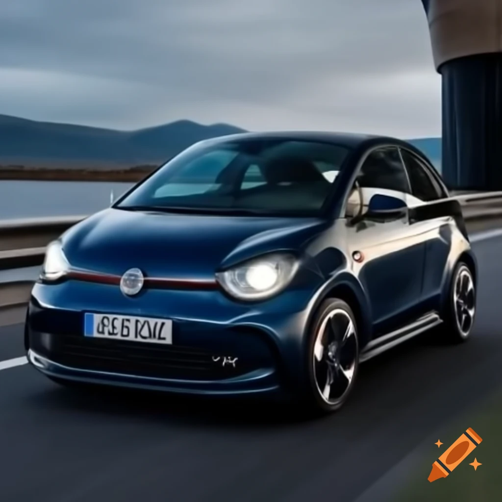 Small Volkswagen Polo MK4 with aerodynamic sports design similar to Smart Fortwo