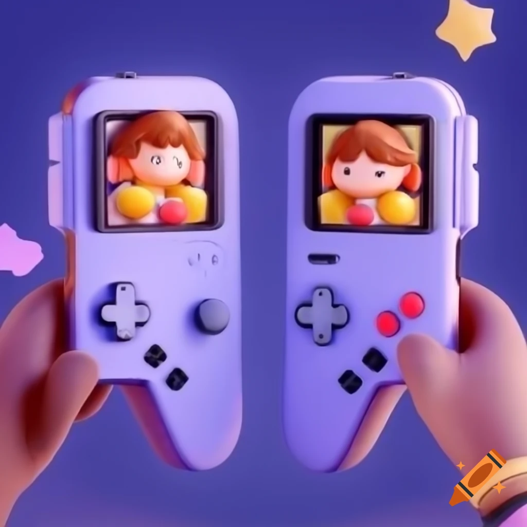 Two game controllers in a cute and wholesome setting