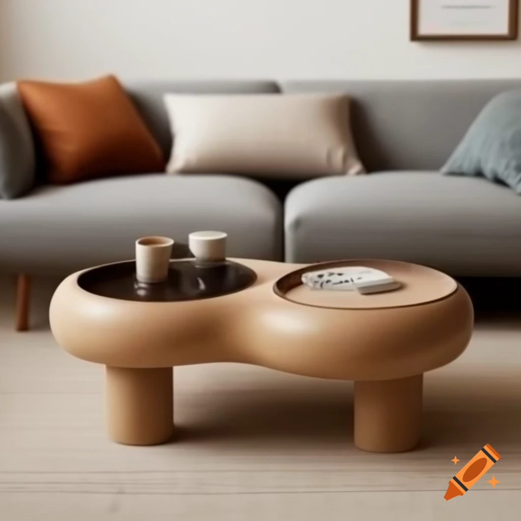 Unique and practical coffee table with an extraordinary design