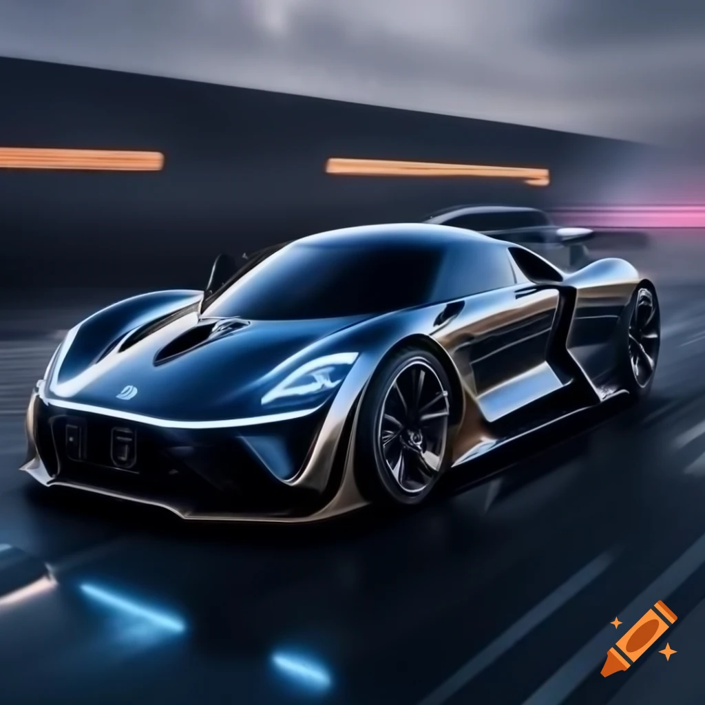 Futuristic designs of mini hypercars