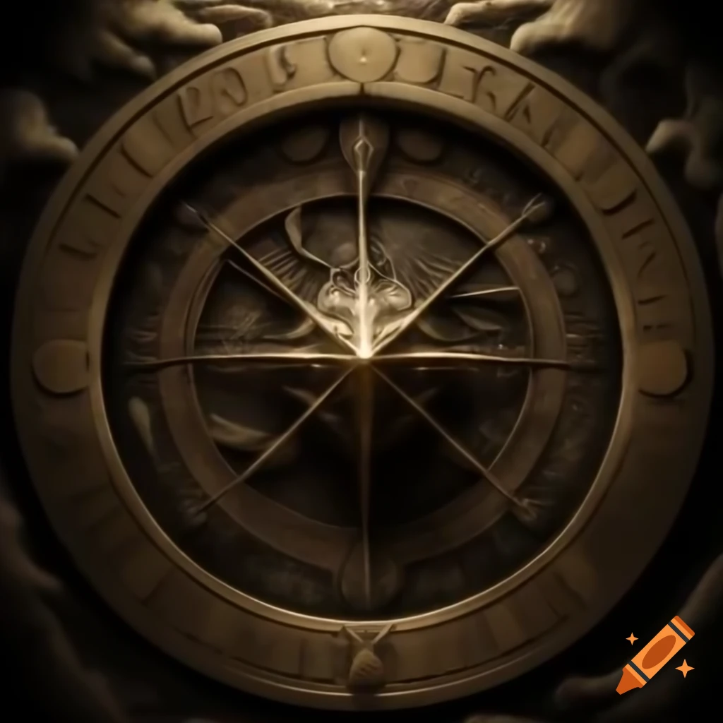 Demon Realm depicted within a giant ritual circle featuring demonic rune engravings