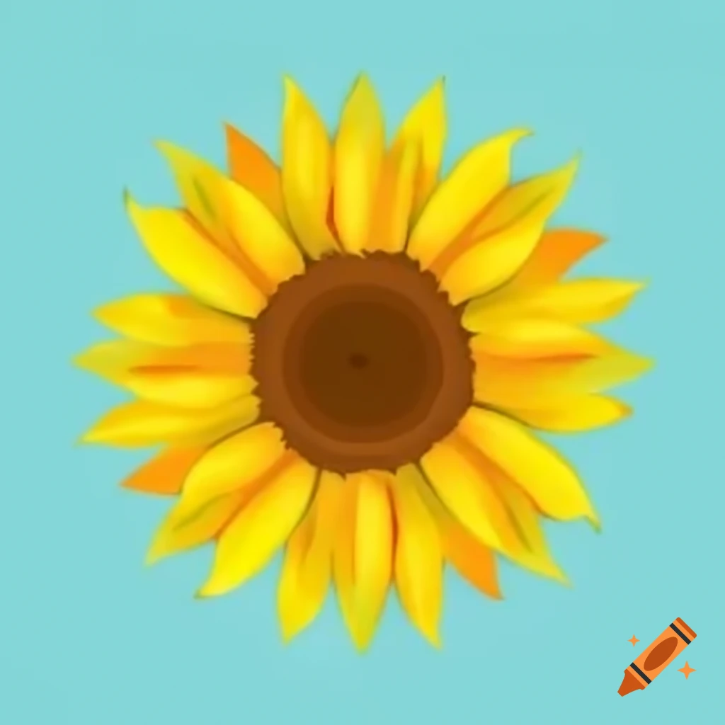 Beautiful sunflower in bloom