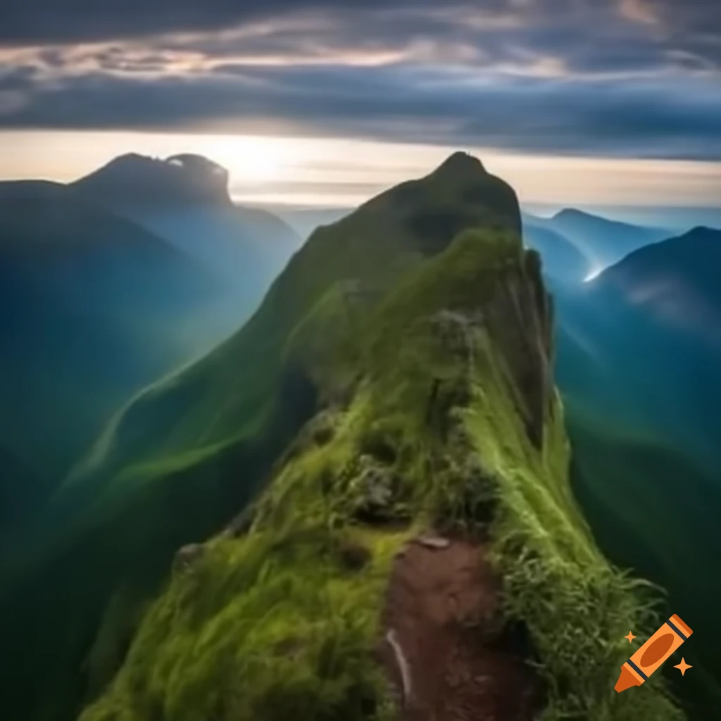 Large mountain formation