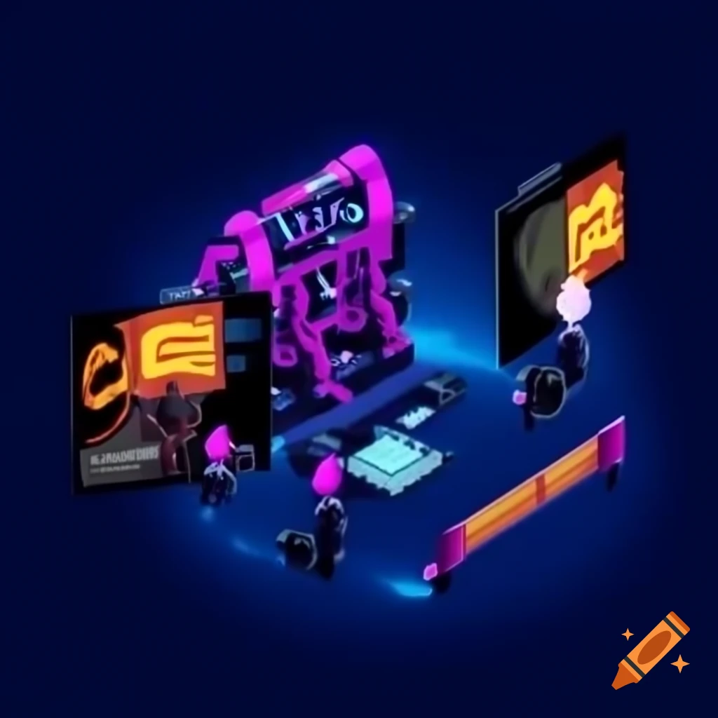 Cyberpunk anime franchise with community-driven characters for MMORPG