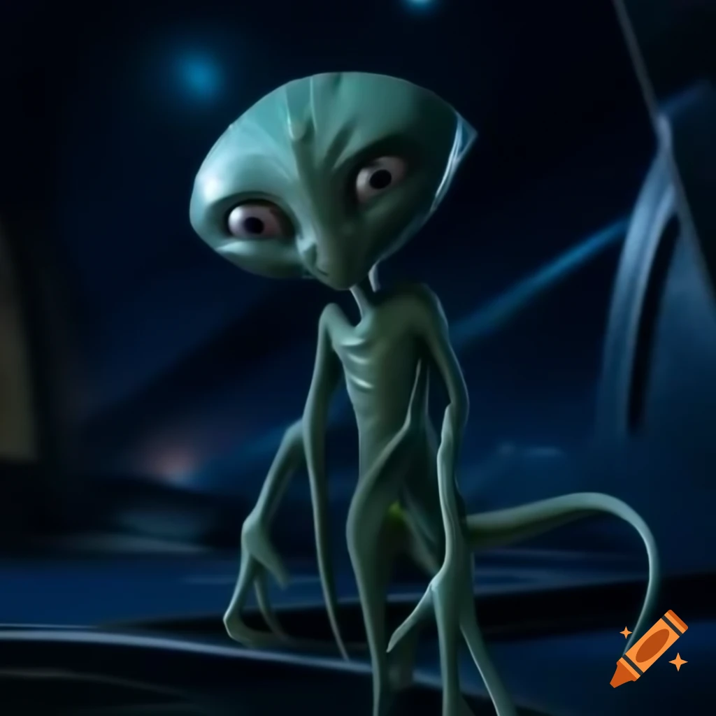 Skrellian aliens guarding the Zarkothian stronghold, ready for defense