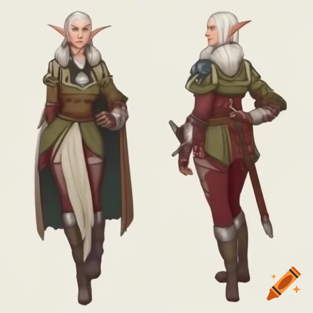 Female Dalish elf in casual medieval-inspired outfit from Dragon Age: Inquisition